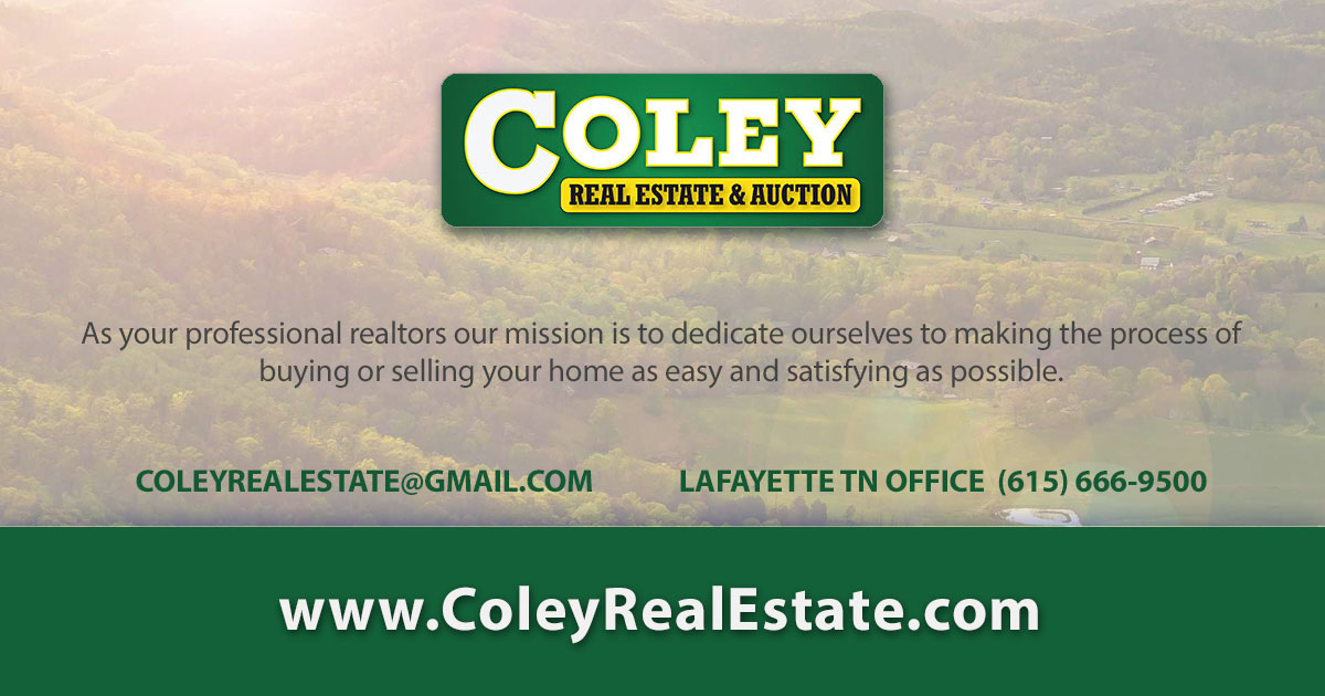 Coley Real Estate and Auction Middle Tennessee realty